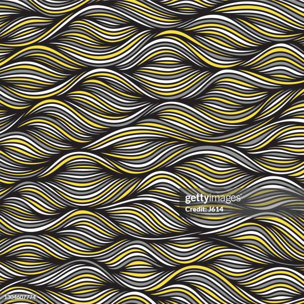 abstract flow doodle background - tangled lines stock illustrations