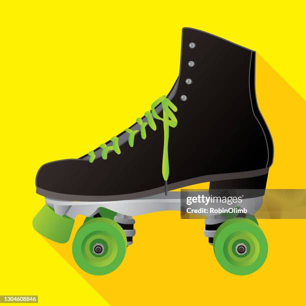 Illustration Raler 75 Black Roller Skaters High Res Illustrations - Getty Images