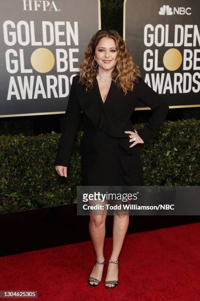 78th Annual GOLDEN GLOBE AWARDS -- Pictured: Annie Mumolo attends the 78th Annual Golden Globe Awards held at The Beverly Hilton and broadcast on...