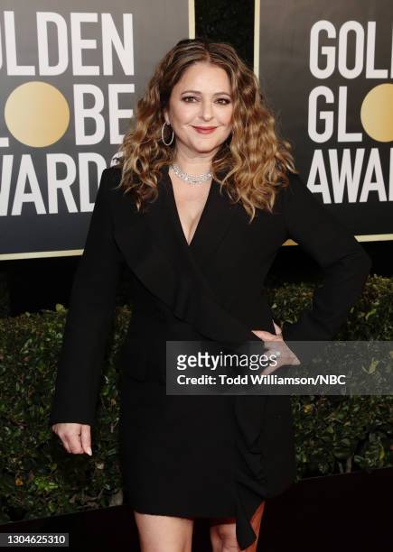 78th Annual GOLDEN GLOBE AWARDS -- Pictured: Annie Mumolo attends the 78th Annual Golden Globe Awards held at The Beverly Hilton and broadcast on...