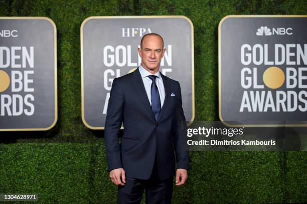 Christopher Meloni attends the 78th Annual Golden Globe® Awards at The Rainbow Room on February 28, 2021 in New York City.