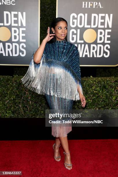 78th Annual GOLDEN GLOBE AWARDS -- Pictured: Susan Kelechi Watson attends the 78th Annual Golden Globe Awards held at The Beverly Hilton and...