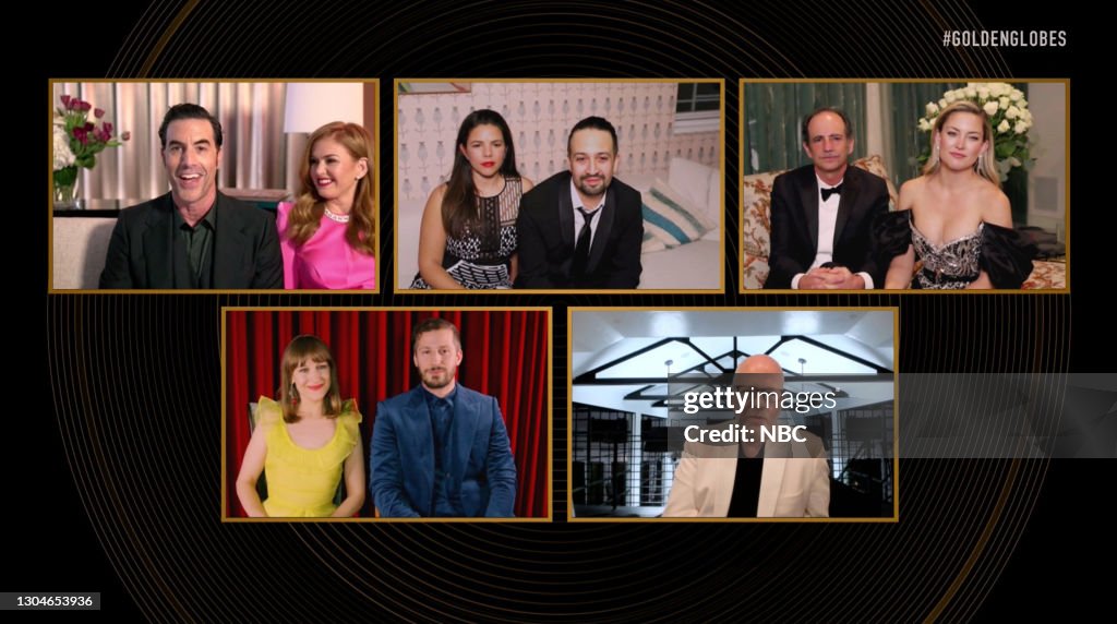 78th Annual GOLDEN GLOBE AWARDS Pictured in this screengrab... News