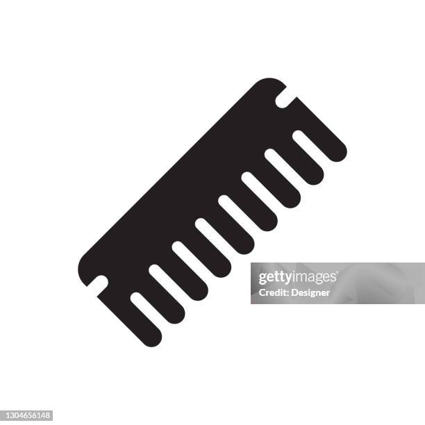 comb icon, vector symbol illustration. - foundation make up stock illustrations