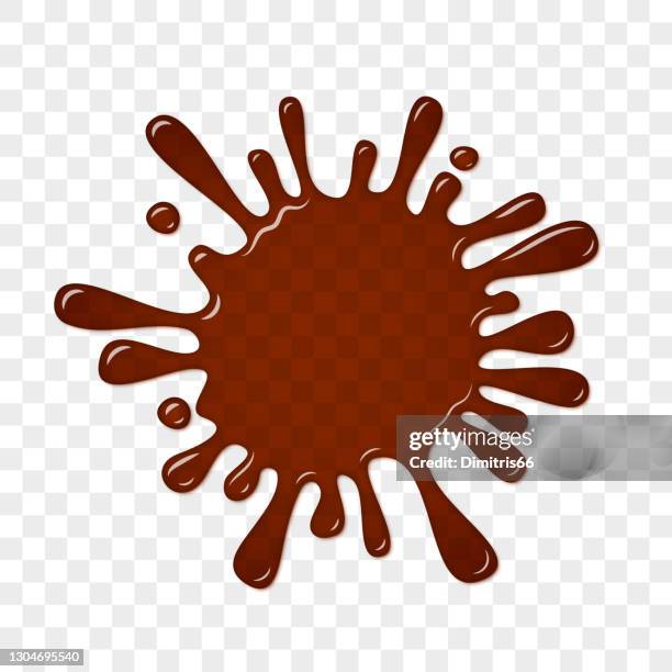 blob transparent splash on checked background. - puddle splashing stock illustrations