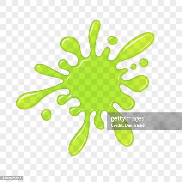blob transparent splash on checked background. - explosion of apples stock illustrations