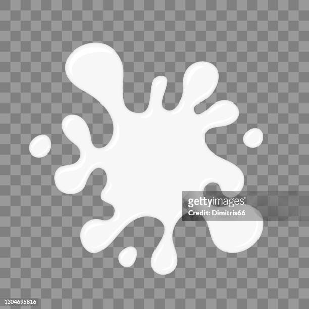 blob white splash auf aktiviertem hintergrund. - milk stock-grafiken, -clipart, -cartoons und -symbole