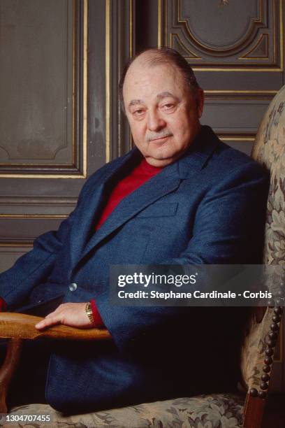 Actor John Hillerman attends the 13th Cognac Crime Film Festival on Avril 9, 1995 in Cognac, France.