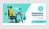 Ergonomic workspace and correct posture