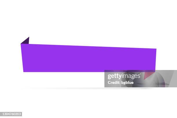 colorful banner - design element on white background - pennant stock illustrations