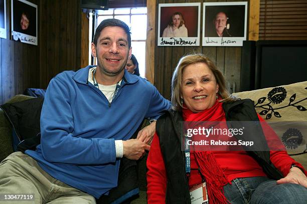 Charles Moor and Jeri Smith at the Alumni Party/Reception at the Filmmaker Lodge duruing 2008 Sundance Film Festival on January 21, 2008 in Park...