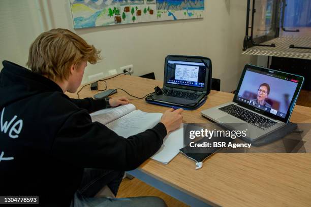 Student Behind Computer 2,032 Student Behind Laptop Stock Photos, High-Res Pictures, and Images ...