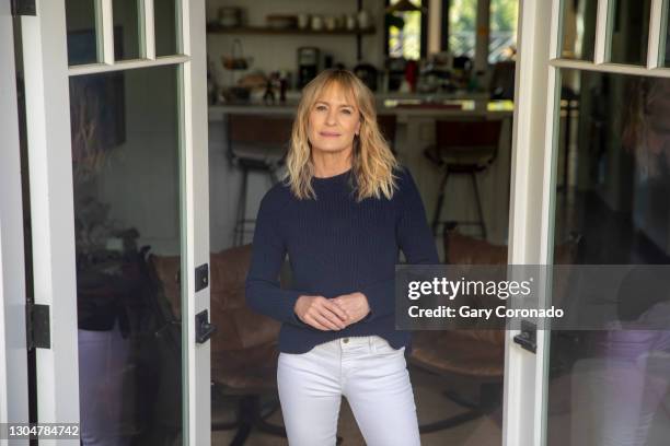 Actress Robin Wright is photographed for Los Angeles Times on January 18, 2021 in Los Angeles, California. PUBLISHED IMAGE. CREDIT MUST READ: Gary...