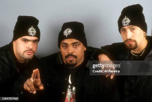 Rap group Cypress Hill appear in a portrait taken on February 23, 1992 in New York City.