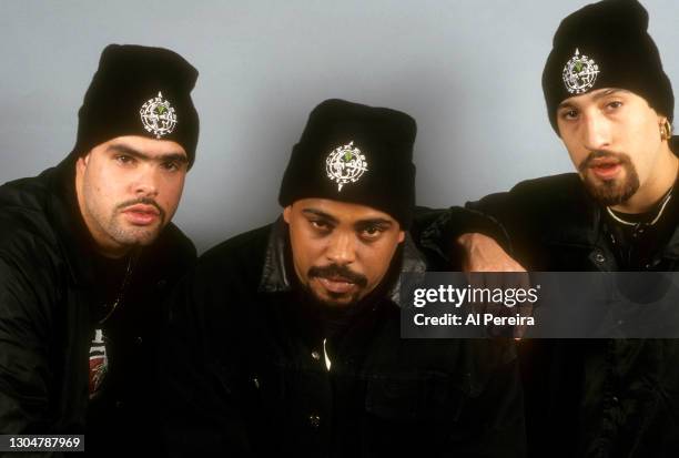 Rap group Cypress Hill appear in a portrait taken on February 23, 1992 in New York City.