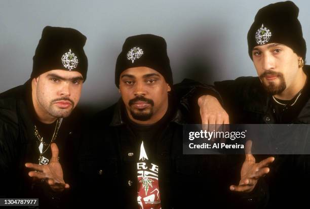 Rap group Cypress Hill appear in a portrait taken on February 23, 1992 in New York City.