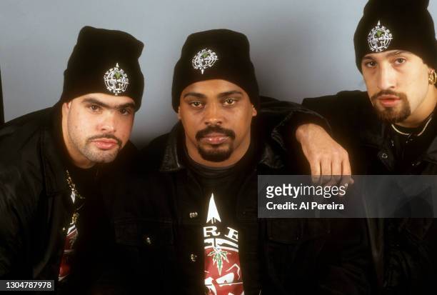 Rap group Cypress Hill appear in a portrait taken on February 23, 1992 in New York City.