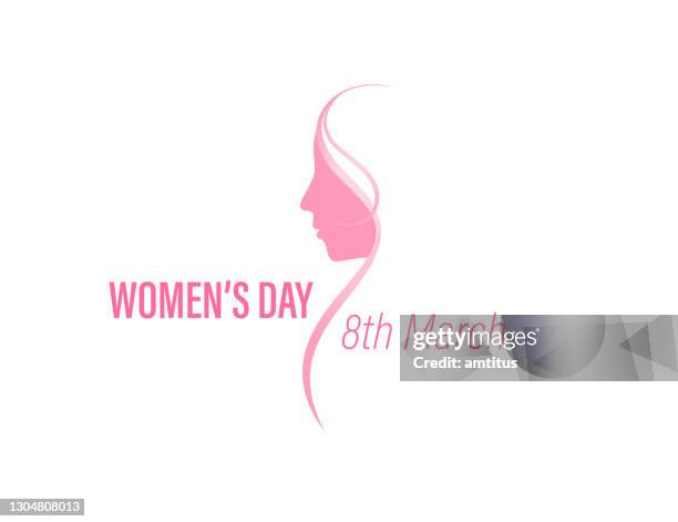 women's day symbol - 8 muses stock illustrations