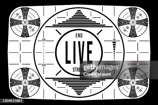 Stream Testing Sign Live Stream Ended Test Pattern High-Res Vector Graphic - Getty Images