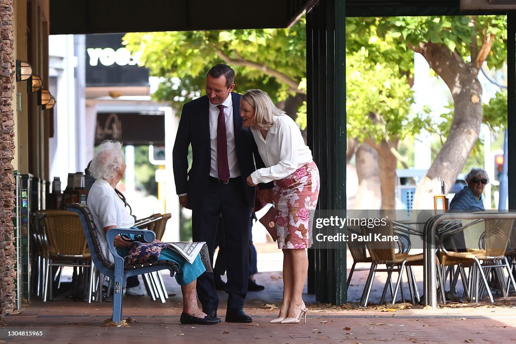Premier Mark McGowan Votes Ahead Of 2021 Western Australian State Election