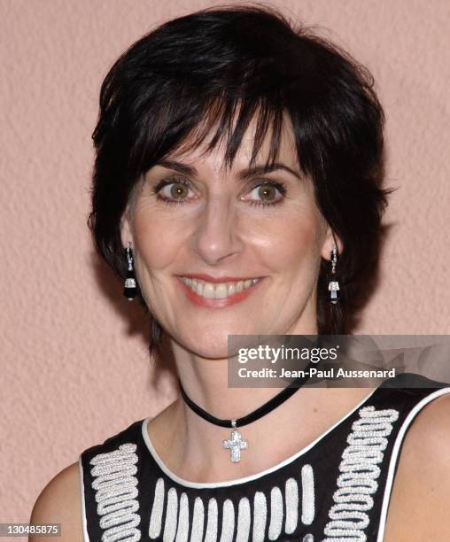 Enya during 2007 Sony/BMG GRAMMY After Party - Arrivals at The Beverly Hills Hotel in Beverly Hills, California, United States.
