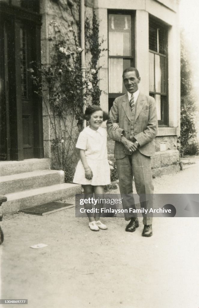 Edward Tull Warnock With His Daughter Jean