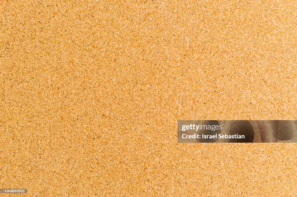Close up of a high quality texture of a cork board. texture concept