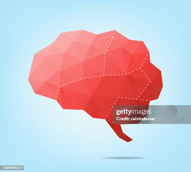 human brain - smart goals stock illustrations