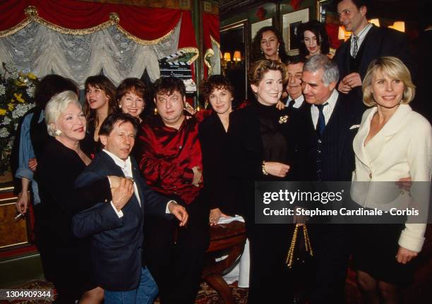 Line Renaud, Sophie Marceau, Roman Polanski, Nathalie Baye, Dominique Besnehard, Marlene Jobert, Catherine Deneuve, Caroline Cellier, Valerie...