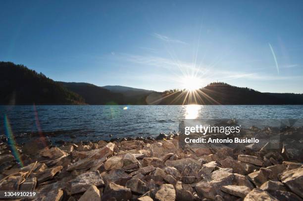 coeur d'alene lake - eagle view stock pictures, royalty-free photos & images
