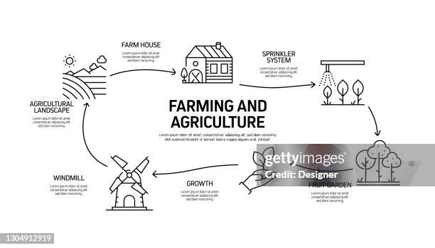 Farming And Agriculture Related Process Infographic Template Process ...