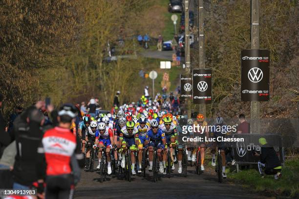 Boy van Poppel of The Netherlands and Team Intermarch-Wanty-Gobert Matriaux, Mark Cavendish of The United Kingdom and Team Deceuninck - Quick-Step,...