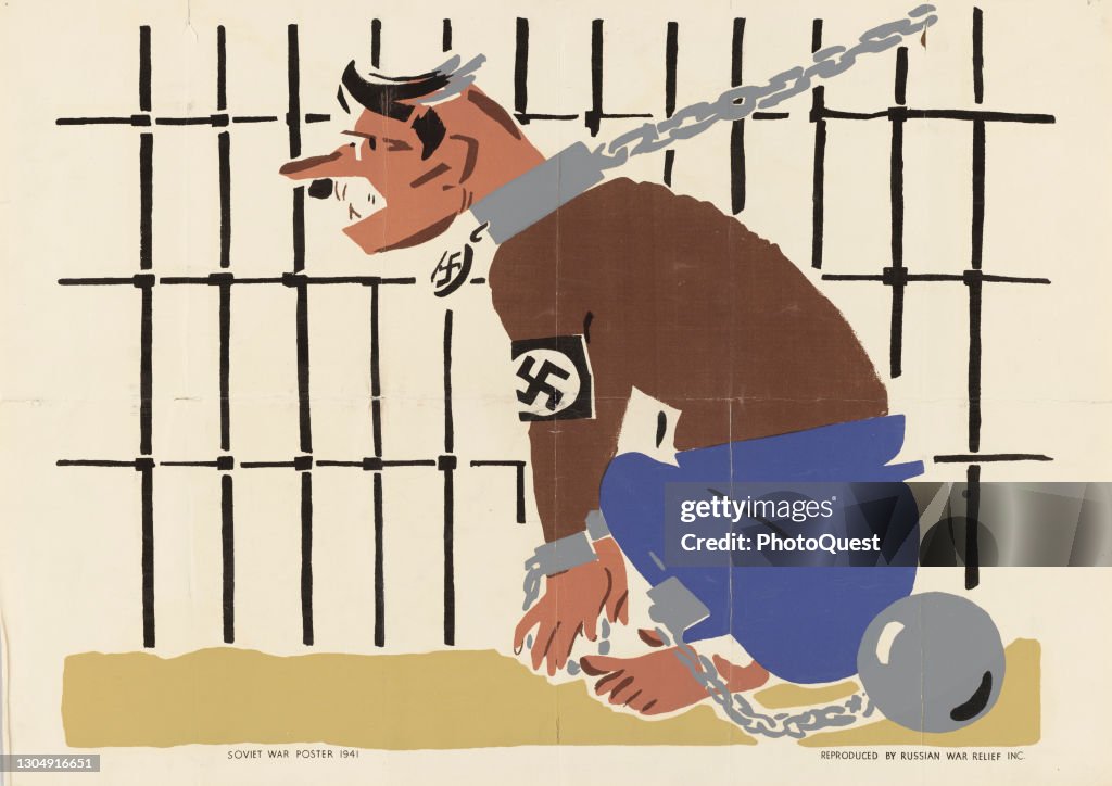 Soviet Anti-Nazi Poster