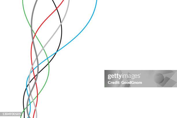 abstract high tech background - fiber internet stock illustrations