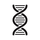 DNA Science Glyph Icon