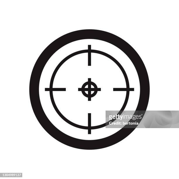 target navigation glyph icon - spy hunter stock illustrations