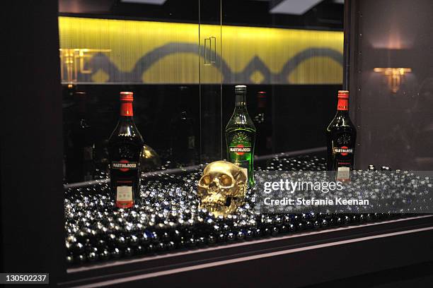 General view of atmosphere at the Weinstein Company Golden Globes after party co-hosted by Martini held at BAR 210 at The Beverly Hilton Hotel on...