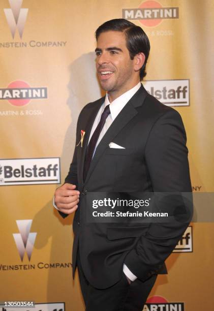 Actor Eli Roth arrives at The Weinstein Company Golden Globes After Party Co-Hosted By Martini held at BAR 210 at The Beverly Hilton Hotel on January...