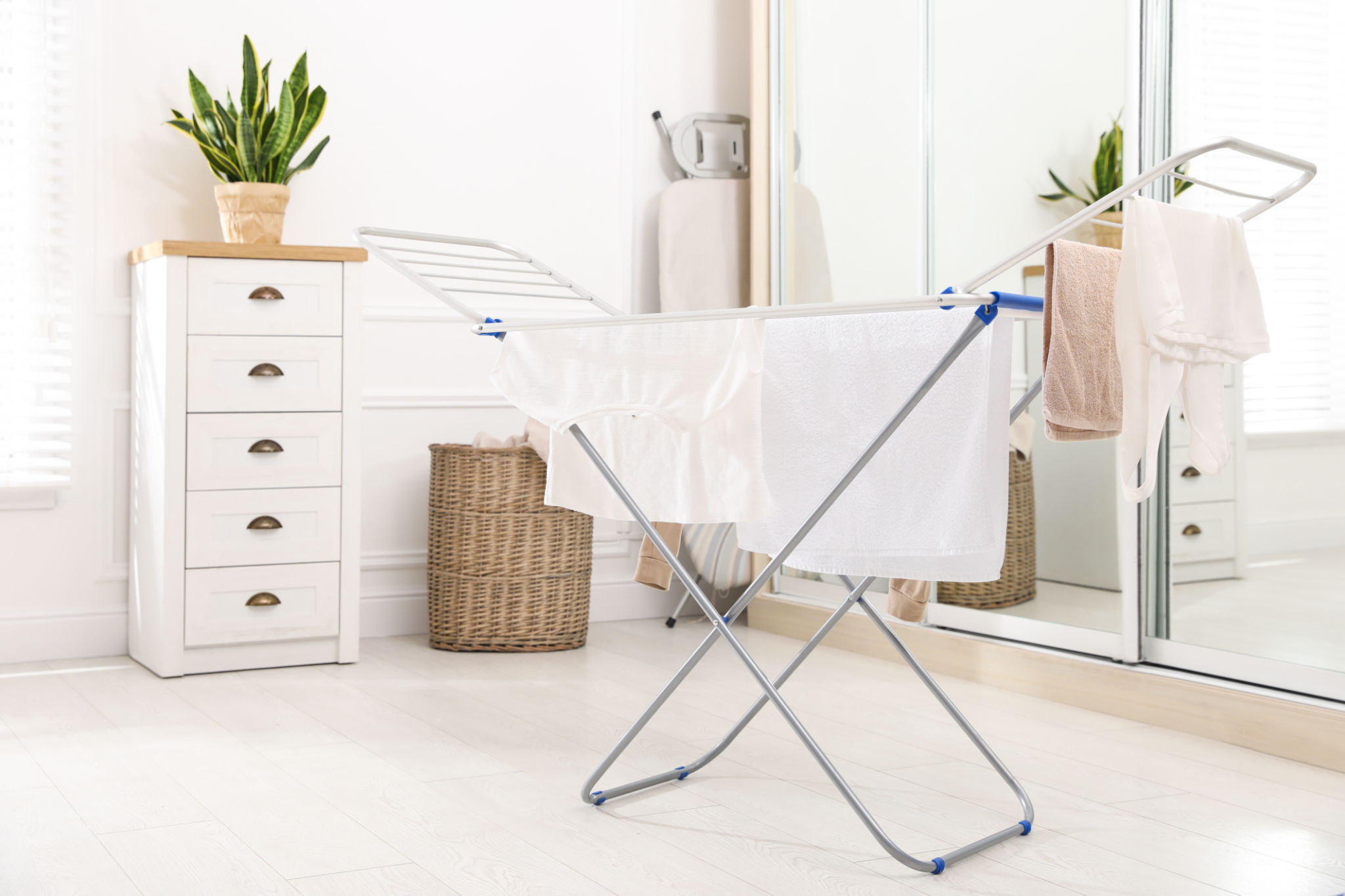 air drying clothes