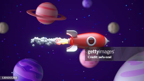 rocket - 3d rocket stock pictures, royalty-free photos & images