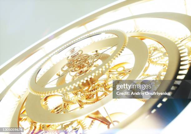multilayered glowing time machine - chronograph stock pictures, royalty-free photos & images