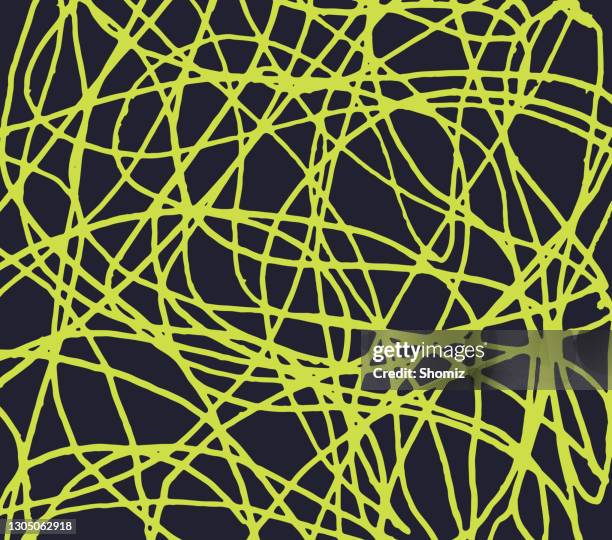 abstract scribble chaos pattern - scrawled filefish stock illustrations