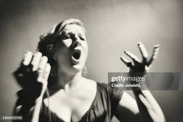 the great singer - opera singer stock pictures, royalty-free photos & images