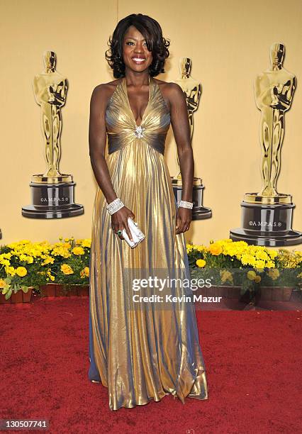 Viola Davis arrives at the 81st Annual Academy Awards held at The Kodak Theatre on February 22, 2009 in Hollywood, California.