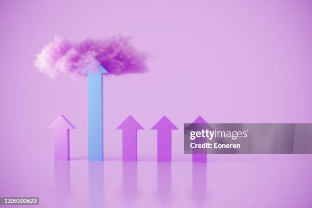 success - financial growth concept - abstract cloud stock pictures, royalty-free photos & images