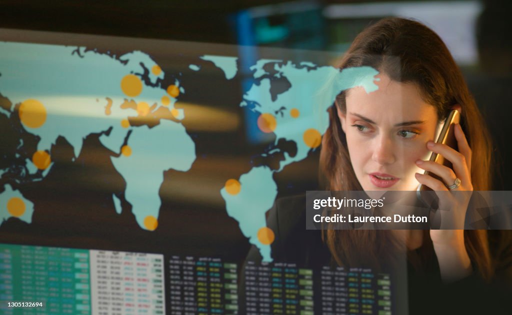 Femme d’affaires globale