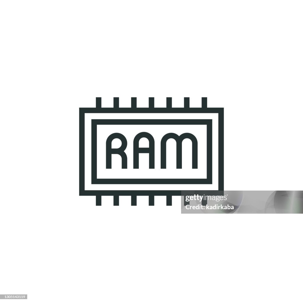Ram Line Icon