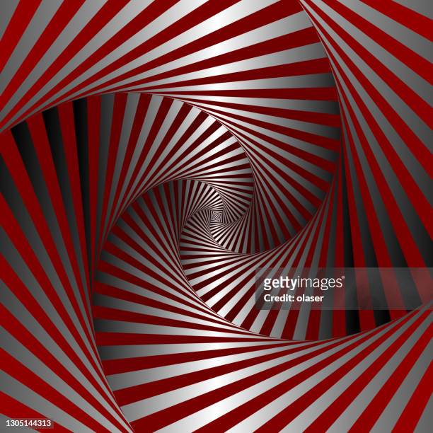 tunnel spinning. 3d vector pattern, with reflections. - bright future stock illustrations