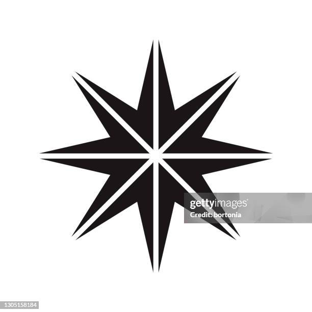 christmas tree topper glyph icon - tree topper stock illustrations