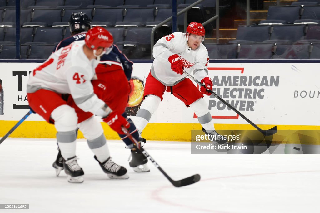 Detroit Red Wings v Columbus Blue Jackets